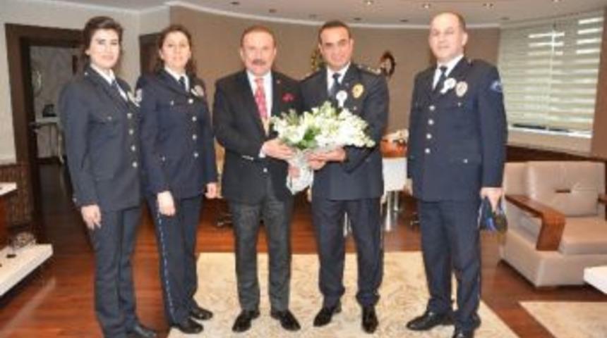 Emniyet M&uuml;d&uuml;r&uuml;&rsquo;nden Doğan&rsquo;a Ziyaret