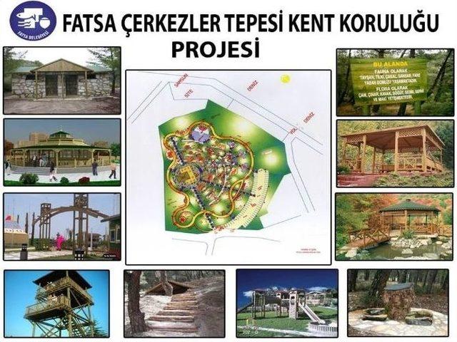 Fatsa’da Çerkezler Tepesi’ne Mesire Alanı