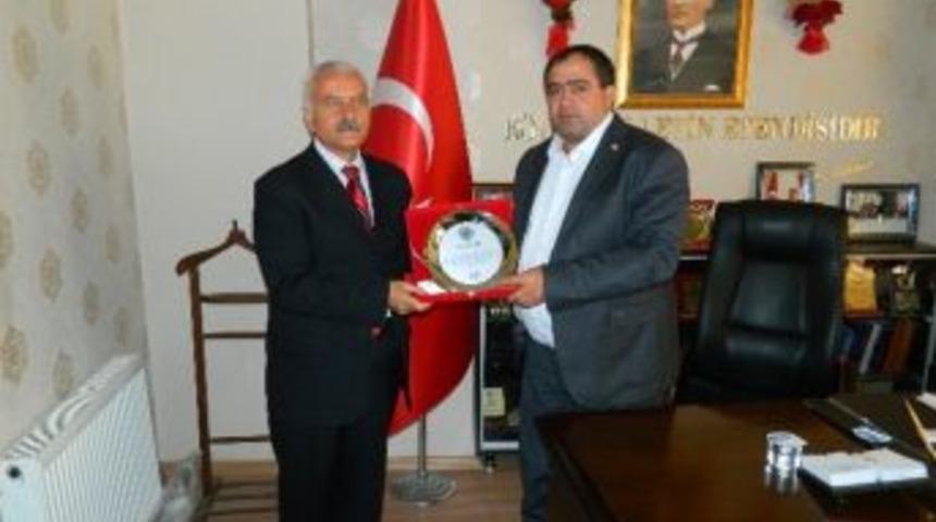 Defterdar Aykaş&rsquo;tan Başkan Ko&ccedil;ak&rsquo;a Veda Ziyareti