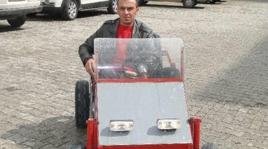 Oğlu İle Gezebilmek İ&ccedil;in Bu Aracı Yaptı