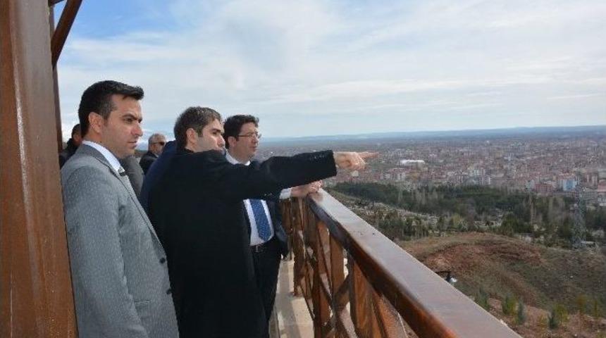 Başkan Yazgı, Seyir Terasında İncelemelerde Bulundu