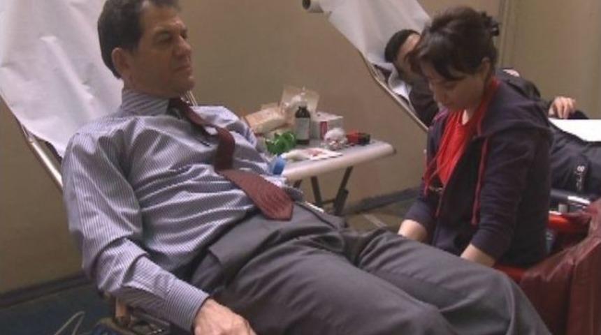 Polis Okulu &Ouml;ğrencileri Kan Bağışında Bulundu