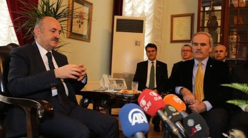 Sağlık Bakanı M&uuml;ezzinoğlu&rsquo;dan Başkan Altepe&rsquo;ye Ziyaret