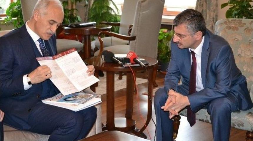 Vali Bektaş, M&uuml;siad Genel Başkanı Olpak&rsquo;a Manisa&rsquo;yı Tanıttı