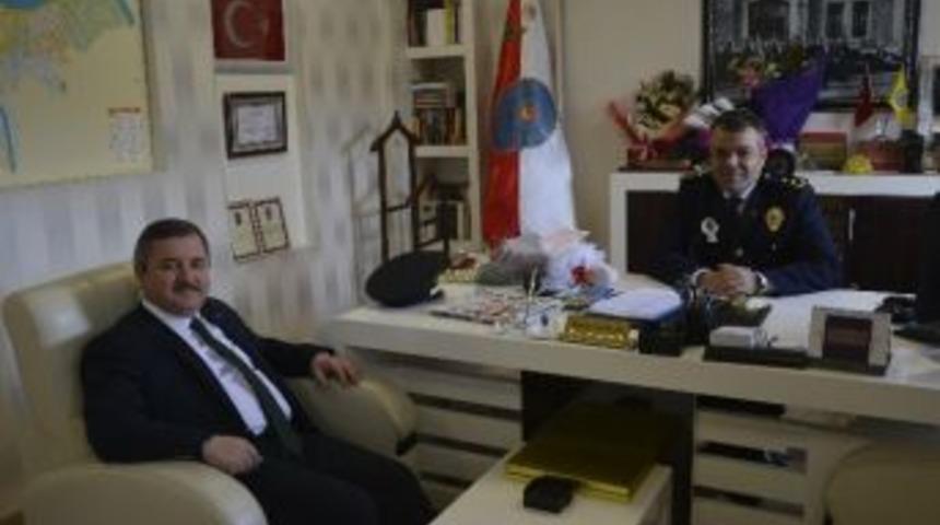 Başkan Anlayan&rsquo;dan İl&ccedil;e Emniyet M&uuml;d&uuml;rl&uuml;ğ&uuml;&rsquo;ne Ziyaret