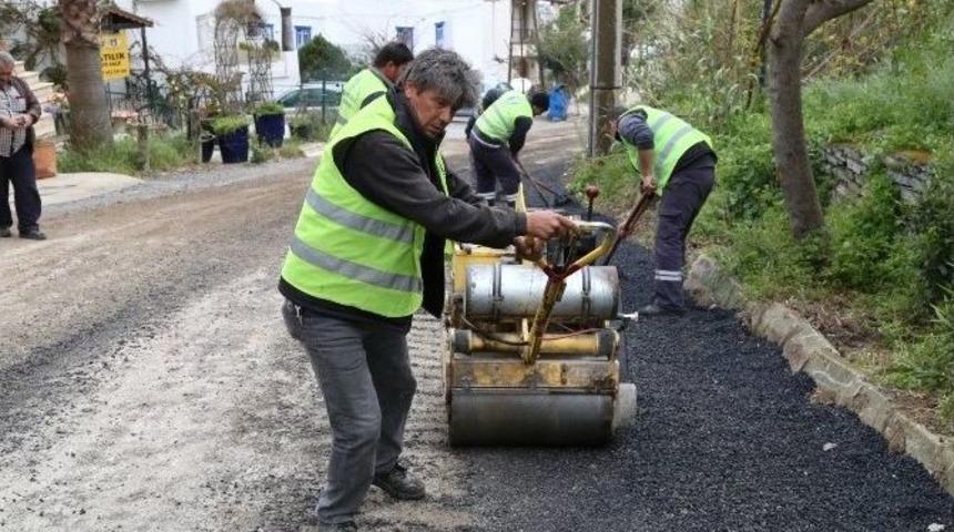 Bodrum&rsquo;un Yolları Sezon &Ouml;ncesi Bakıma Alındı