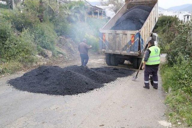 Bodrum’un Yolları Sezon Öncesi Bakıma Alındı