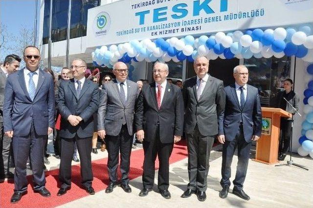 Teski Ek Hizmet Binası Törenle Açıldı