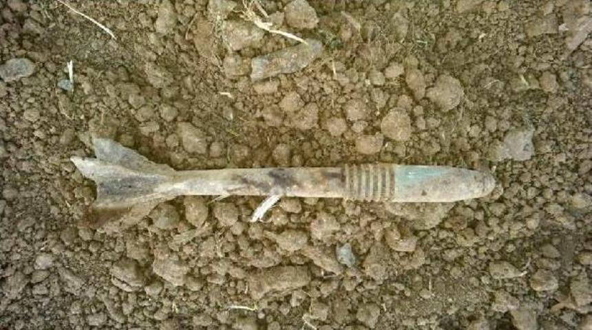 Suriye Sınırında Patlamamış Roket Bulundu