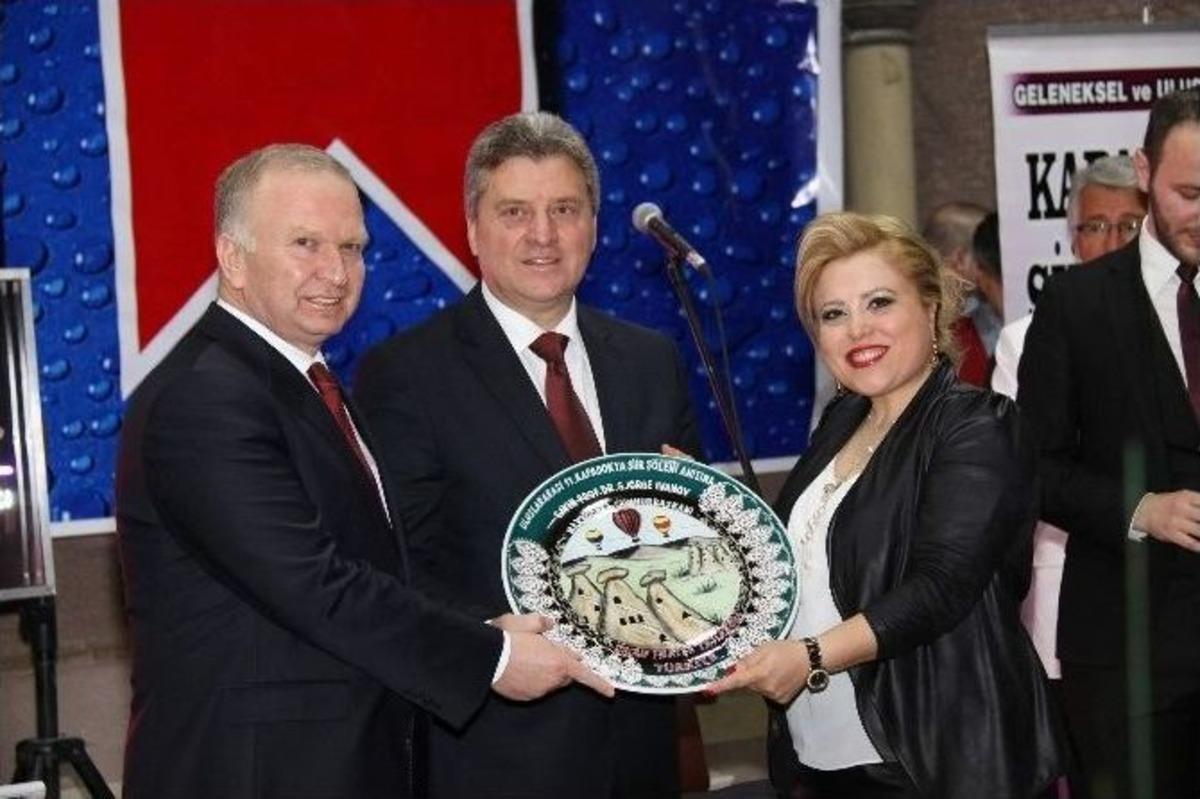 Makedonya Cumhurbaşkanı İvanov, Nevşehir&rsquo;de Şiir Ş&ouml;leni&rsquo;ne Katıldı