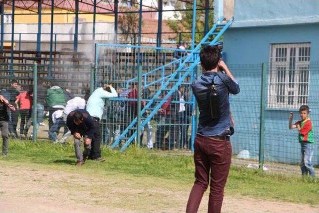 Silopi'deki Amatör Maçtan Sonra Olaylar Çıktı: 1 Yaralı