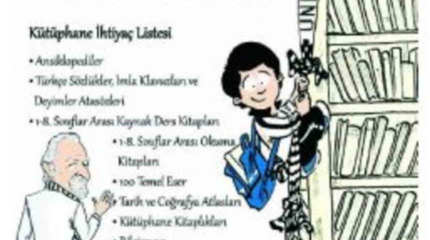 Erciyes &Uuml;niversitesi'nin Beşiktaşlılar'ı Ilkokulda S&uuml;leyman Seba K&uuml;t&uuml;phanesi' Kuruyor