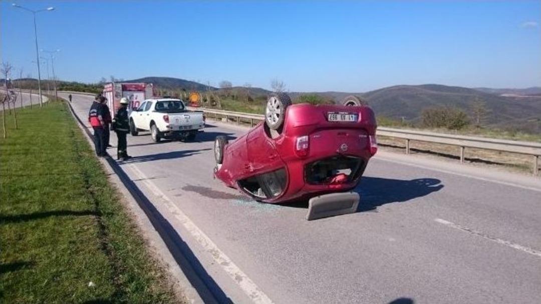 Takla Atan Otomobil 100 Metre S&uuml;r&uuml;klendi: 6 Yaralı