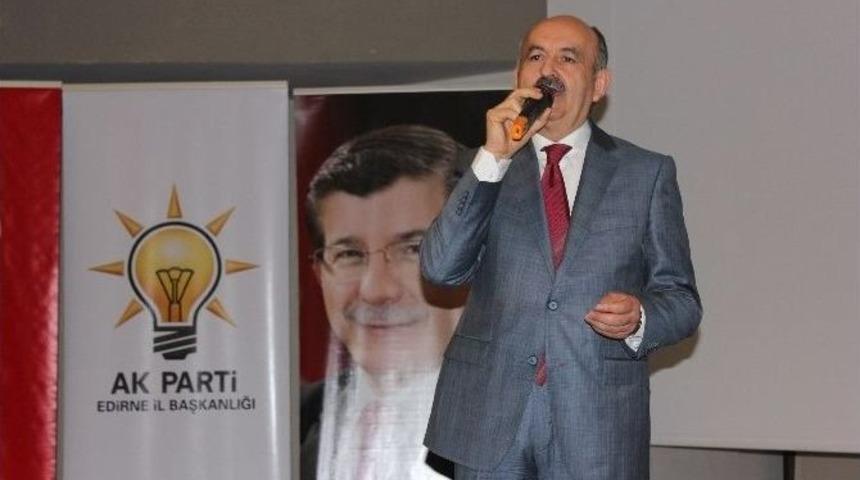 Sağlık Bakanı M&uuml;ezzinoğlu Edirne&rsquo;de Partililerle Bir Araya Geldi