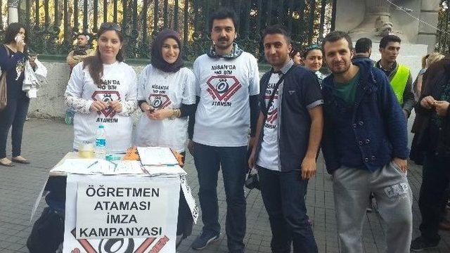 Atama Bekleyen Öğretmenler İmza Kampanyası Başlattı