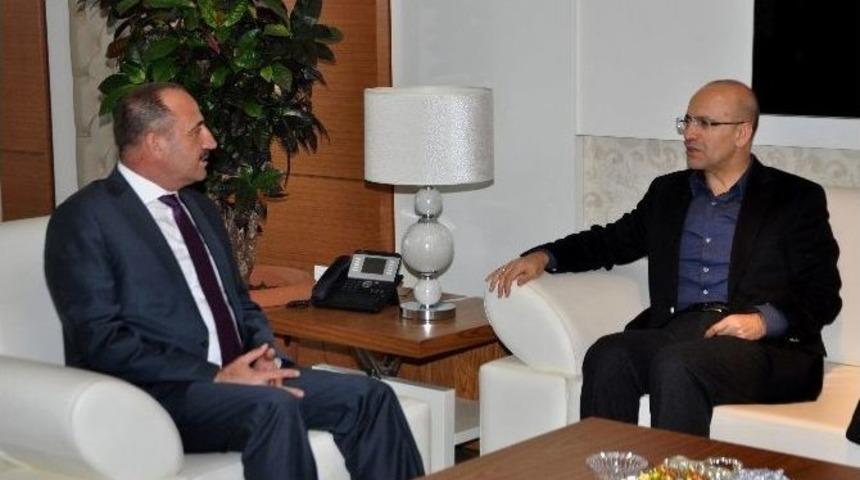 Maliye Bakanı Şimşek, Başkan Duruay&rsquo;ı Ziyaret Etti
