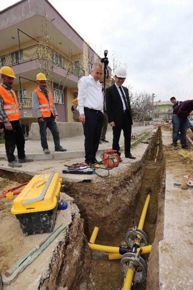 Denizli’de Doğalgaz Çalışmaları Devam Ediyor