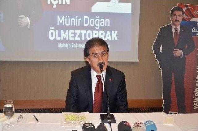 Bağımsız Aday Münir Doğan Ölmeztoprak’tan Açıklama