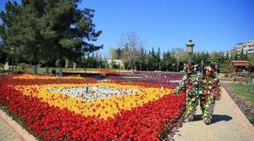Gaziantep &Ccedil;i&ccedil;eklerle G&uuml;zelleşiyor