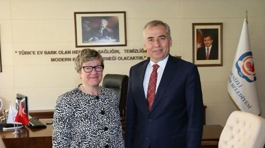 Finlandiya B&uuml;y&uuml;kel&ccedil;isi&rsquo;nden Başkan Zolan&rsquo;a Ziyaret