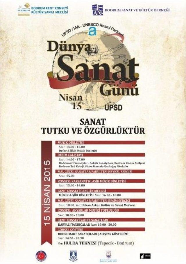 Bodrum’da “dünya Sanat Günü” Etkinliği