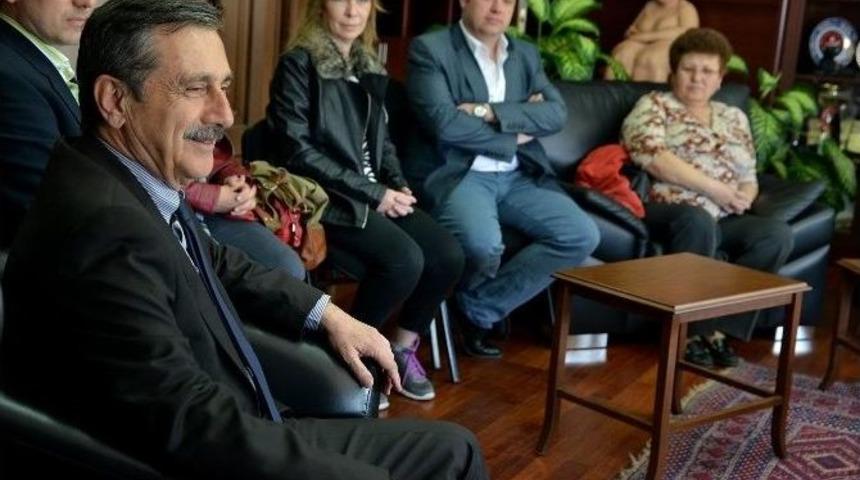 K&ouml;stence&rsquo;den Başkan Ata&ccedil;&rsquo;a Ziyaret