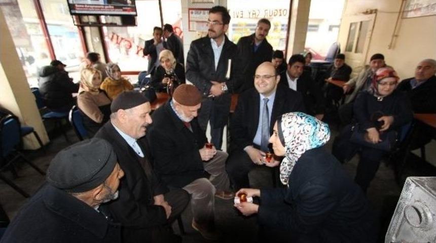 Aday Taşkesenlioğlu&rsquo;ndan Aziziye İl&ccedil;esine Ziyaret