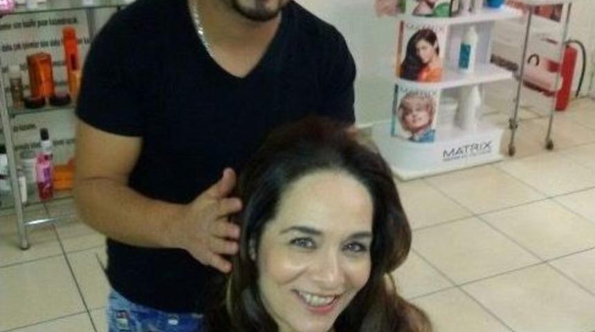 Avrupa G&uuml;zeli Neşe Erberk, Sa&ccedil;ını Aydın&rsquo;da Yaptırdı