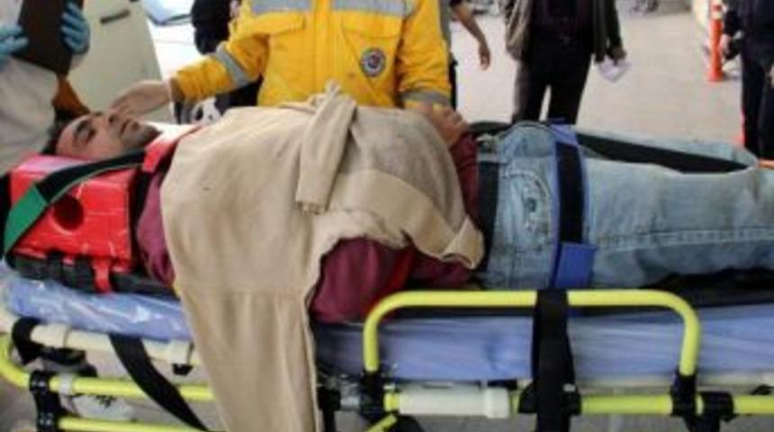 İnşaattan D&uuml;şen Iş&ccedil;i Yaralandı