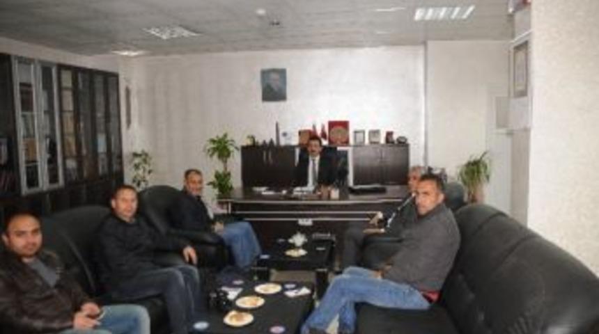 Gazeteciler M&uuml;ft&uuml; Selahattin Yılmaz&rsquo;ı Ziyaret Etti