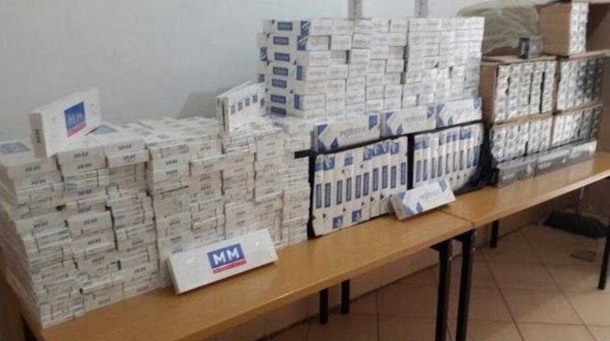 Jandarma 9 Bin Paket Ka&ccedil;ak Sigara Ele Ge&ccedil;irdi