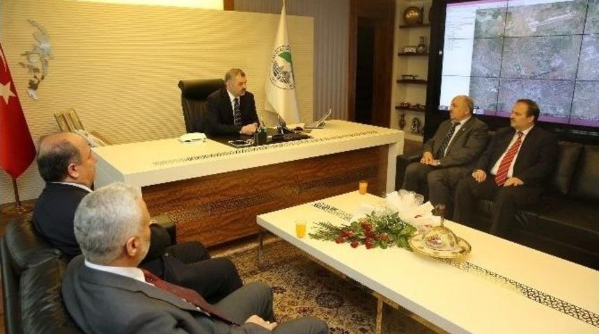 Başkan &Ccedil;elik&rsquo;e Kutlu Doğum Ziyareti