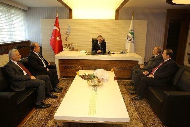 Başkan &Ccedil;elik&rsquo;e Kutlu Doğum Ziyareti 1