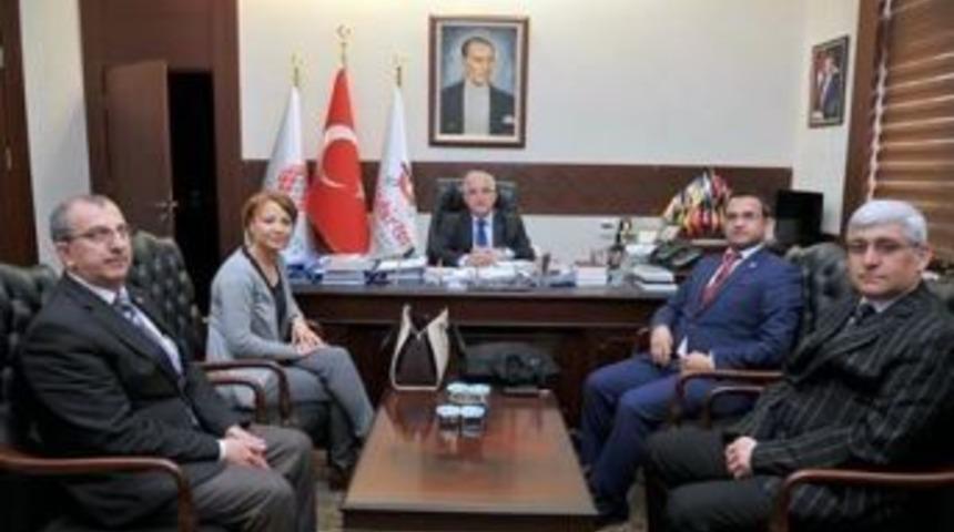 B&uuml;ro Memur-sen&rsquo;in Yeni Y&ouml;netiminden Vali Tuna&rsquo;ya Ziyaret