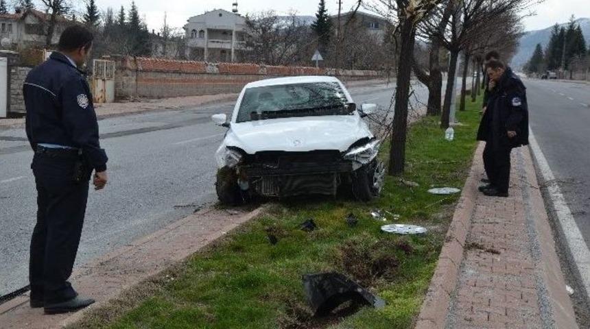 Kayseri&rsquo;de Trafik Kazası: 1 Yaralı