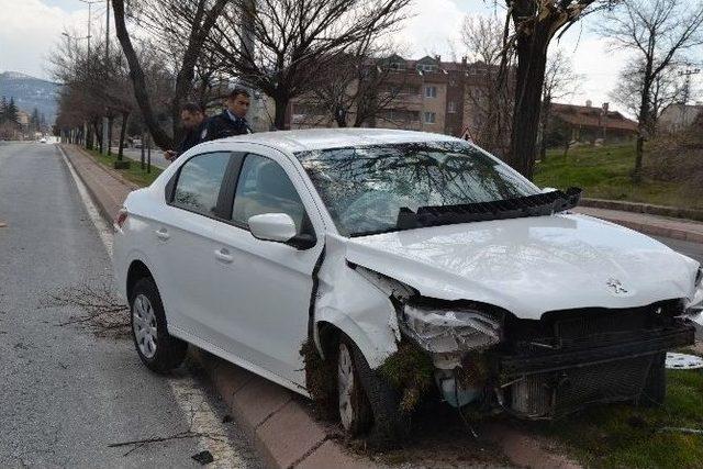 Kayseri’de Trafik Kazası: 1 Yaralı