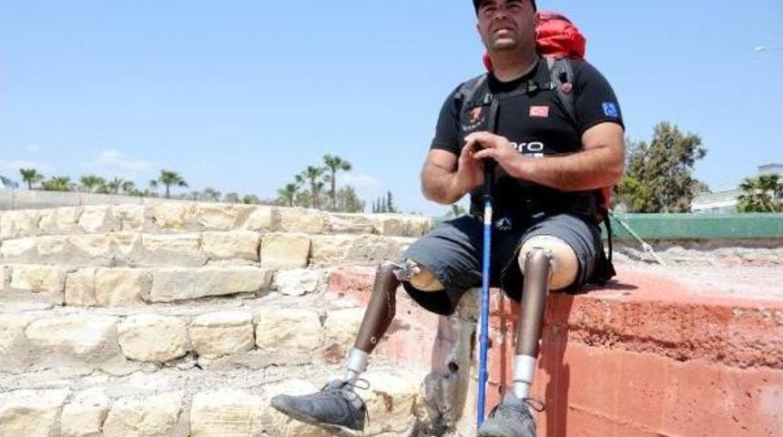 Sanayide Yaptırdığı Protez Ayakla Dağları Aşacak