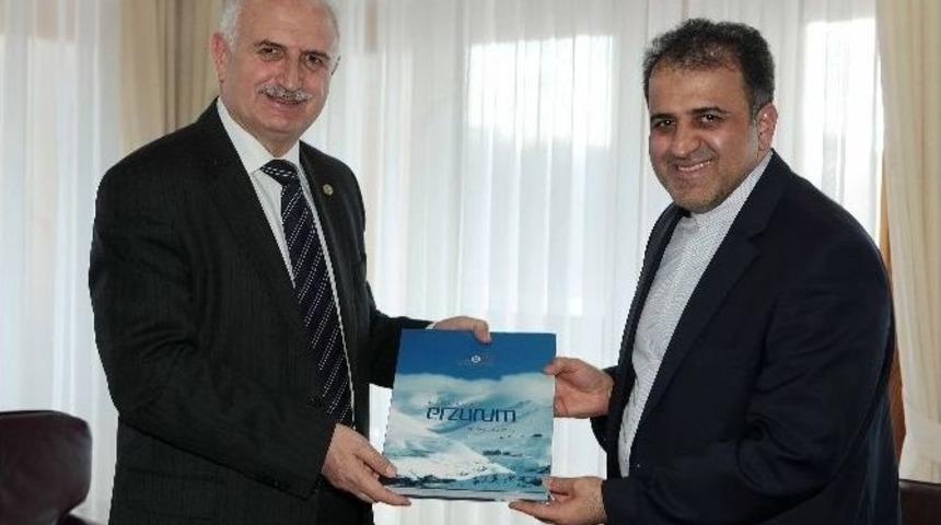 D-8 Ekonomik İşbirliği &Ouml;rg&uuml;t&uuml; Genel Sekreteri Seyed Ali Mohammad Mousavi&rsquo;den Rekt&ouml;r Prof. Dr. Hikmet Ko&ccedil;ak&rsquo;a Ziyaret...