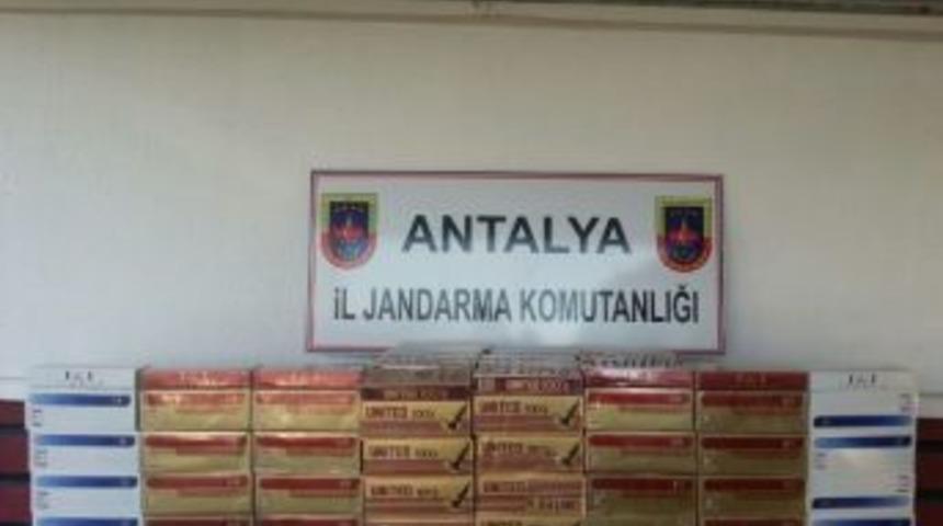 Manavgat Jandarmadan Ka&ccedil;ak Sigara Operasyonu