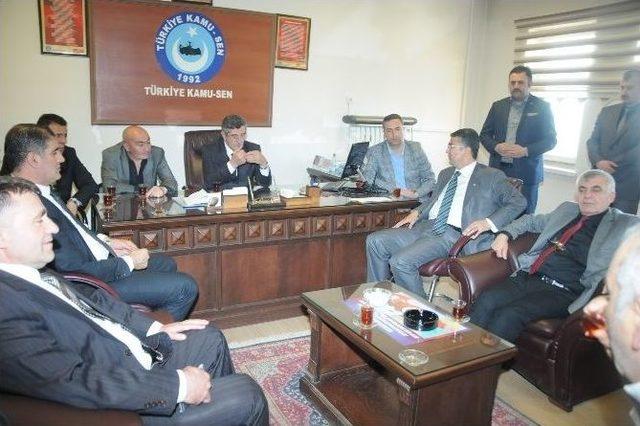 Mhp Milletvekili Adaylarından Kamusen&rsquo;e Ziyaret 1