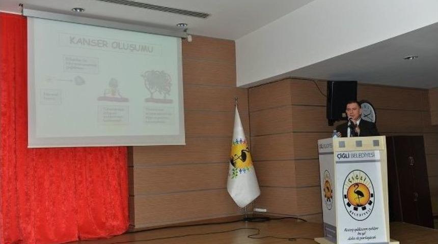&Ccedil;iğli&rsquo;de Kanser Anlatıldı
