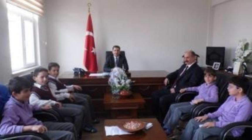 &Ouml;ğrencilerden Kaymakam Kakillioğlu&rsquo;na Ziyaret