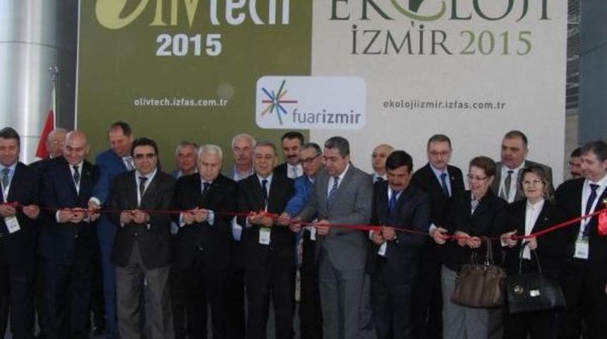 İzmir'de Ekoloji Ve Zeytinyağı Fuarı Aynı Anda A&ccedil;ıldı