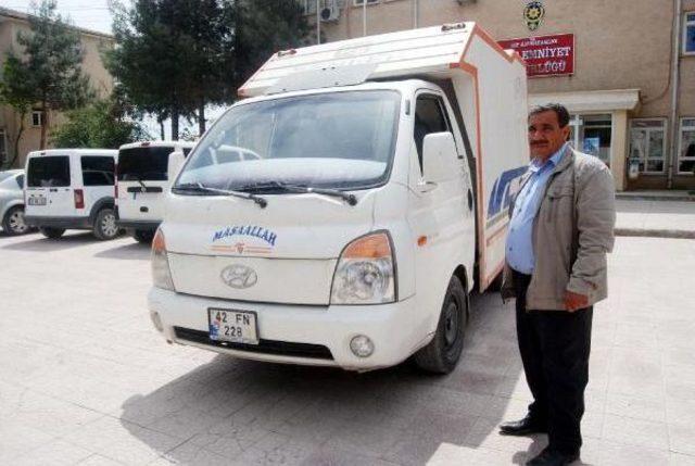 &Ccedil;aldığı Kamyoneti Sahibine Satmak Isterken Yakalandı 1