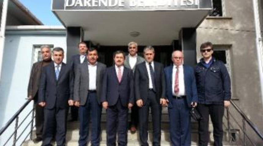 B&uuml;y&uuml;kşehir, Darende&rsquo;de Asfaltlanacak Yolları İnceledi