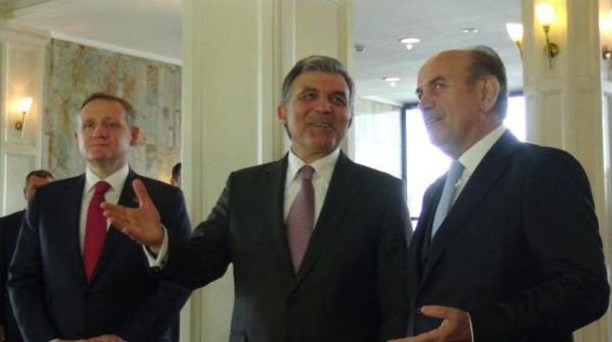 Abdullah G&uuml;l'den Topbaş'a S&uuml;rpriz Ziyaret