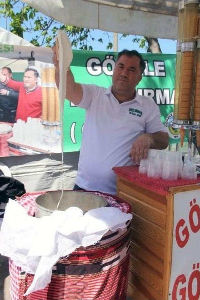 Maraş Dondurmasına Rakip G&ouml;rele Dondurması Sezonu A&ccedil;tı 1