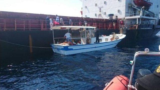 Datça Açıklarındaki Yük Gemisinde Batma Tehlikesi 1