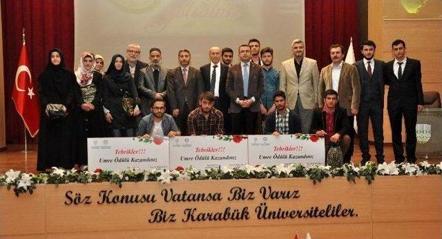 Kbü’de ‘o Nura Yolculuk’ Adlı Bilgi Yarışması Düzenlendi