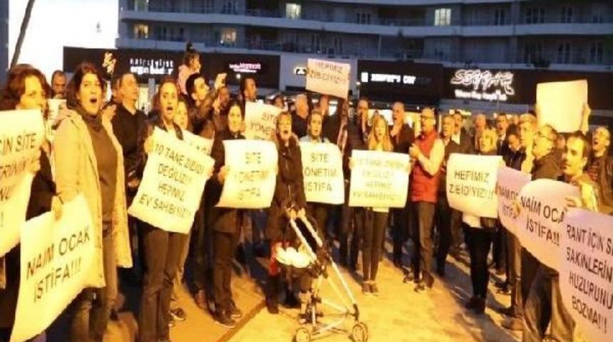 Site Sakinlerinden Ali Ağaoğlu Protestosu